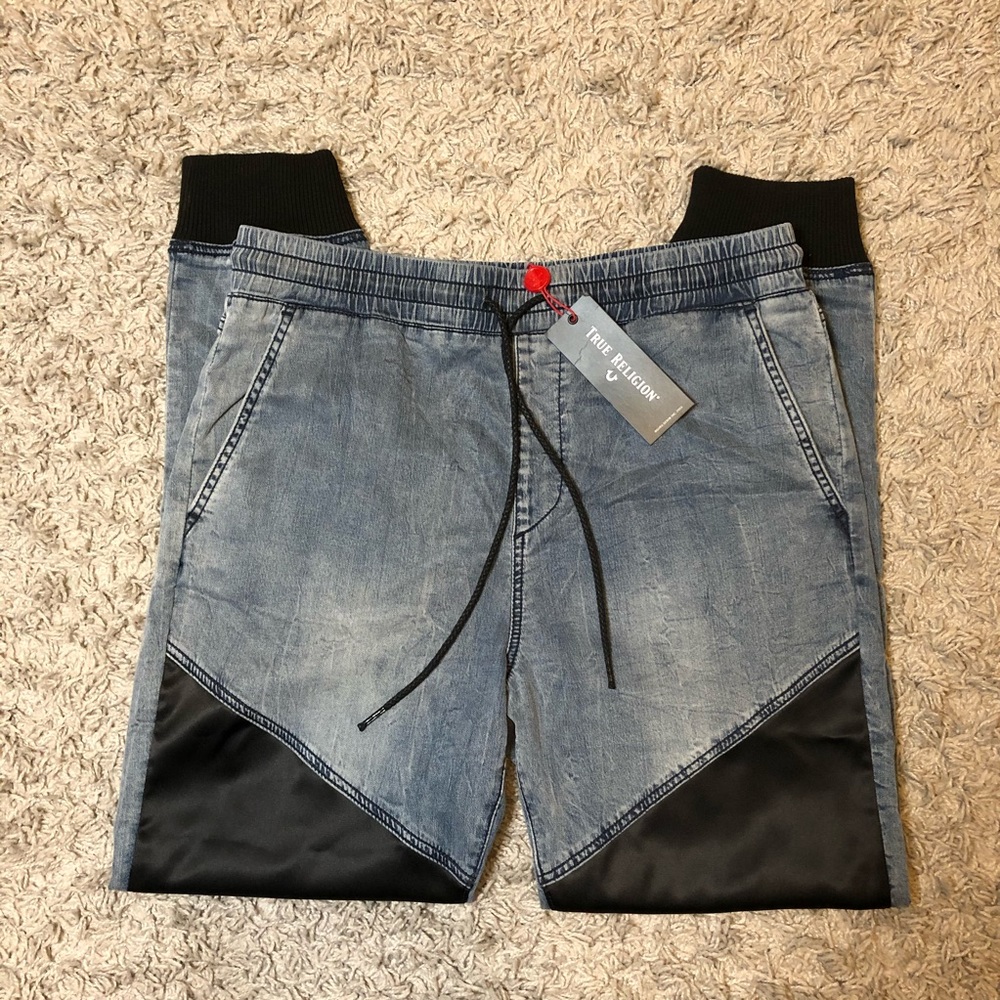 NWT True Religion Jogger Jeans M
